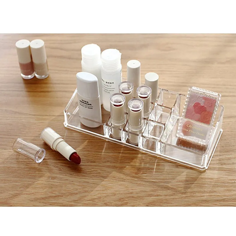Portable Transparent Makeup Organizer