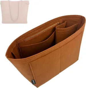 Premium Purse Organizer compatible with Celine Medium Cabas Anais Cuir Tote Organizer - Handmade 2mm Felt Purse Insert (Azure Blue, For Medium Cabas Anaïs)