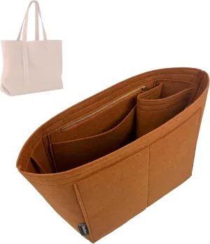 Premium Purse Organizer compatible with Lv Low Key Cabas MM Insert - Handmade Bag Organizer 2mm Thick, Perfect fit for MM Cabas Tote (Beige, For Low Key Cabas MM)