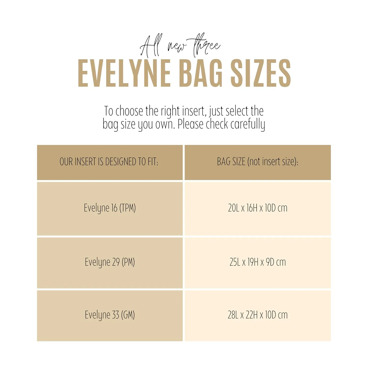 Premium Purse Organizer for Evelyne 29 Bag Insert, TPM Evelyne 16 Bag Insert with Zipper, GM Evelyne 33 Bag Insert, 2mm Thick Felt Snug Sturdy Silver Zipper (For Evelyne 33 (GM), Violet)