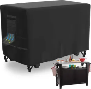 Prep Table Cover for 52 Inch Keter Unity XL Portable Outdoor Tables, 600D Heavy Duty Fabric with Waterproof Lining, Anti-Crack and All Weather-Resistant