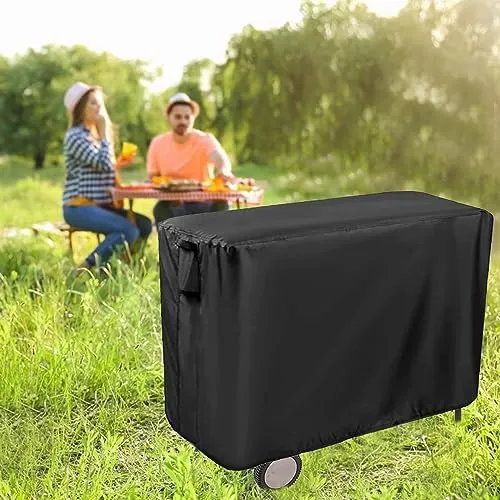 Prep Table Cover for Cuisinart CPT-200 Outdoor BBQ Prep Cart, 50inch BBQ Cart Cover Waterproof Tool Box Grill Table Cover - 52 x 22 x 36 Inch