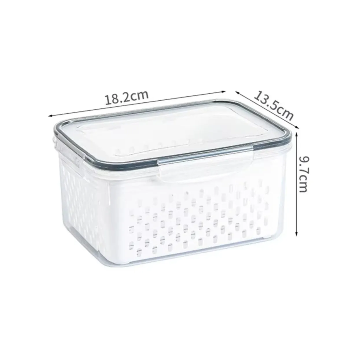 Produce Quick delivery Containers and Time-saving Organized 3-Pack Keep Fridge Storage Crisp, Clean, – Your