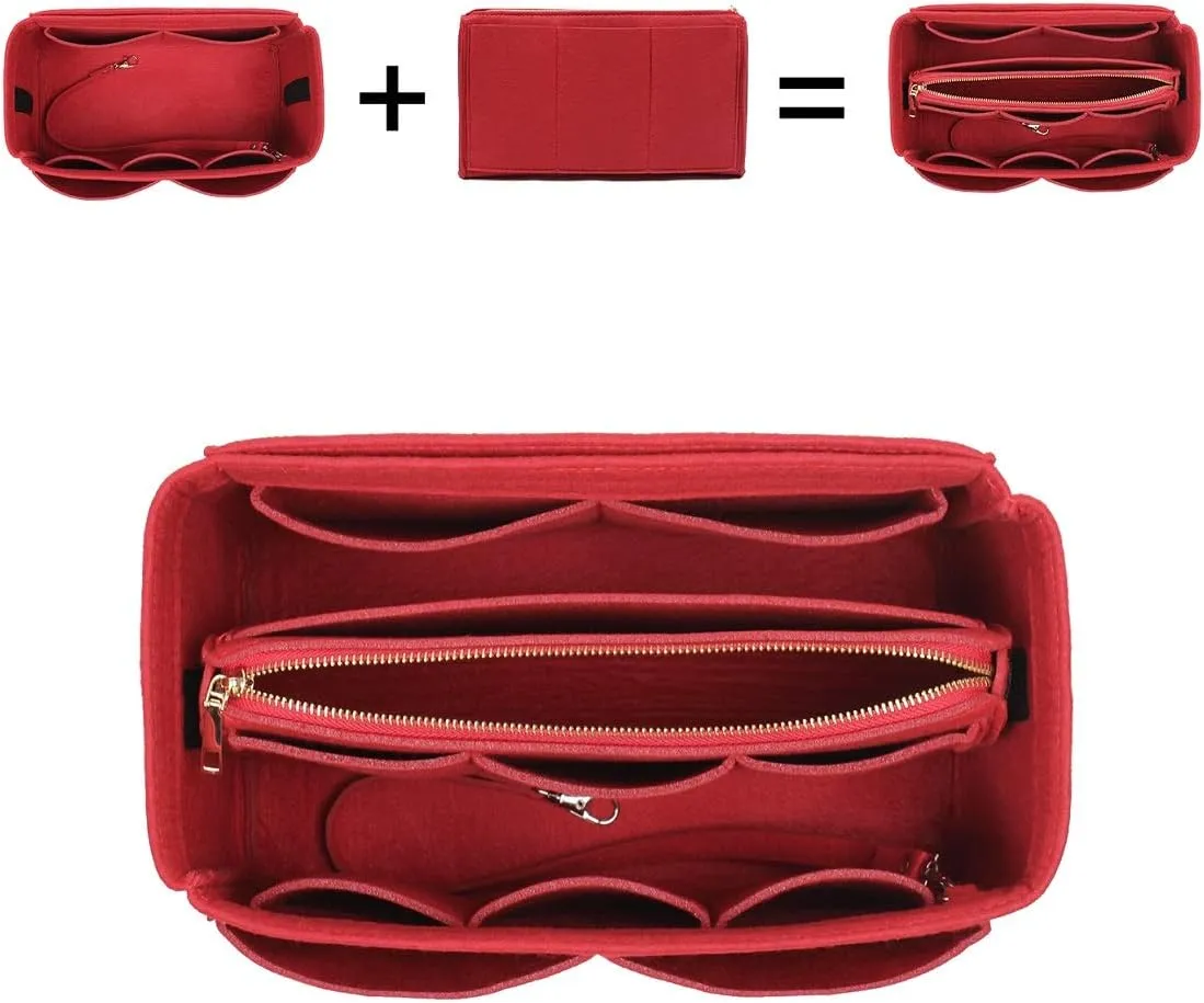 Purse Organizer Insert, Bag Organizer, Bag in Bag, Perfect for Speedy Neverfull and More, 5 Size