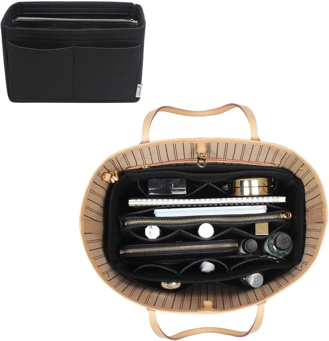 Purse Organizer Insert, Bag Organizer, Bag in Bag, Perfect for Speedy Neverfull and More, 5 Size