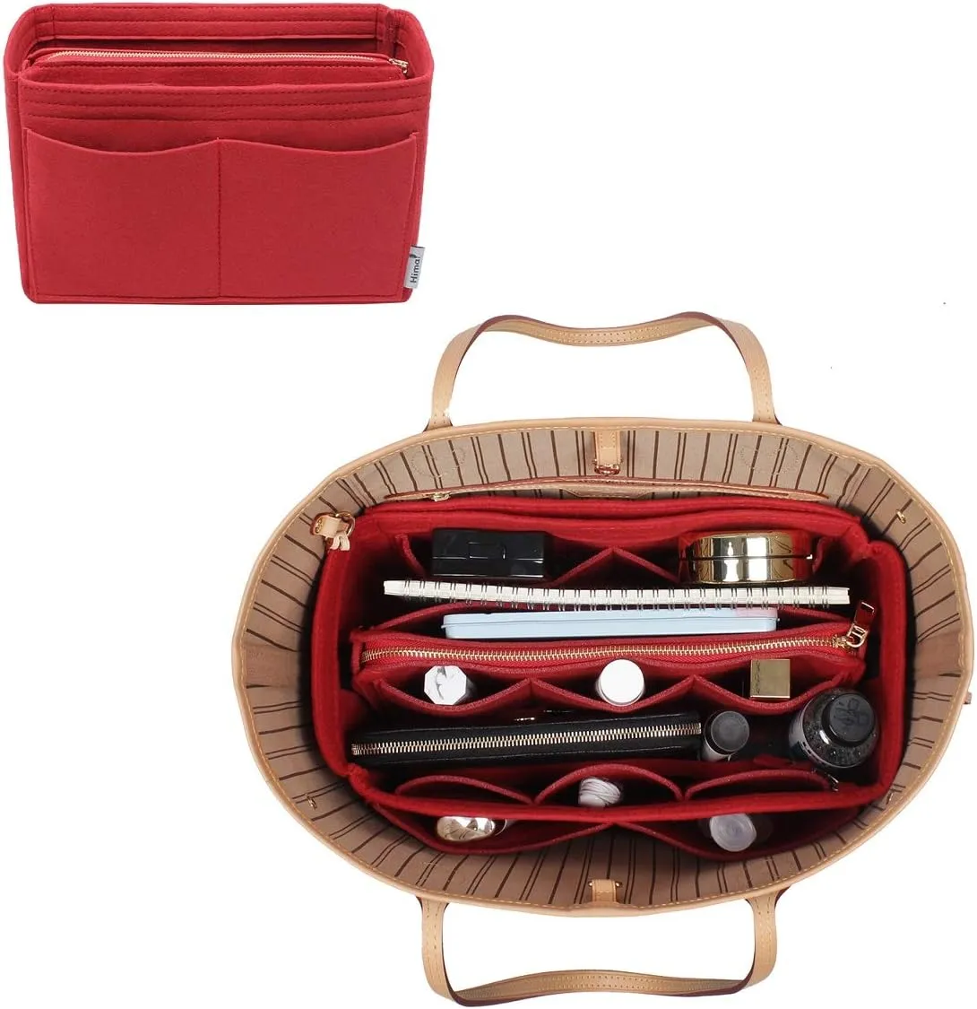 Purse Organizer Insert, Bag Organizer, Bag in Bag, Perfect for Speedy Neverfull and More, 5 Size