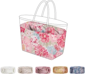 Purse Organizer Insert for Anjou/Artois/Saint Louis Tote Bags, Lightweight Handbag Organizer Liner, Soft Bag Tote Shaper(Saint Louis GM,Blooming)