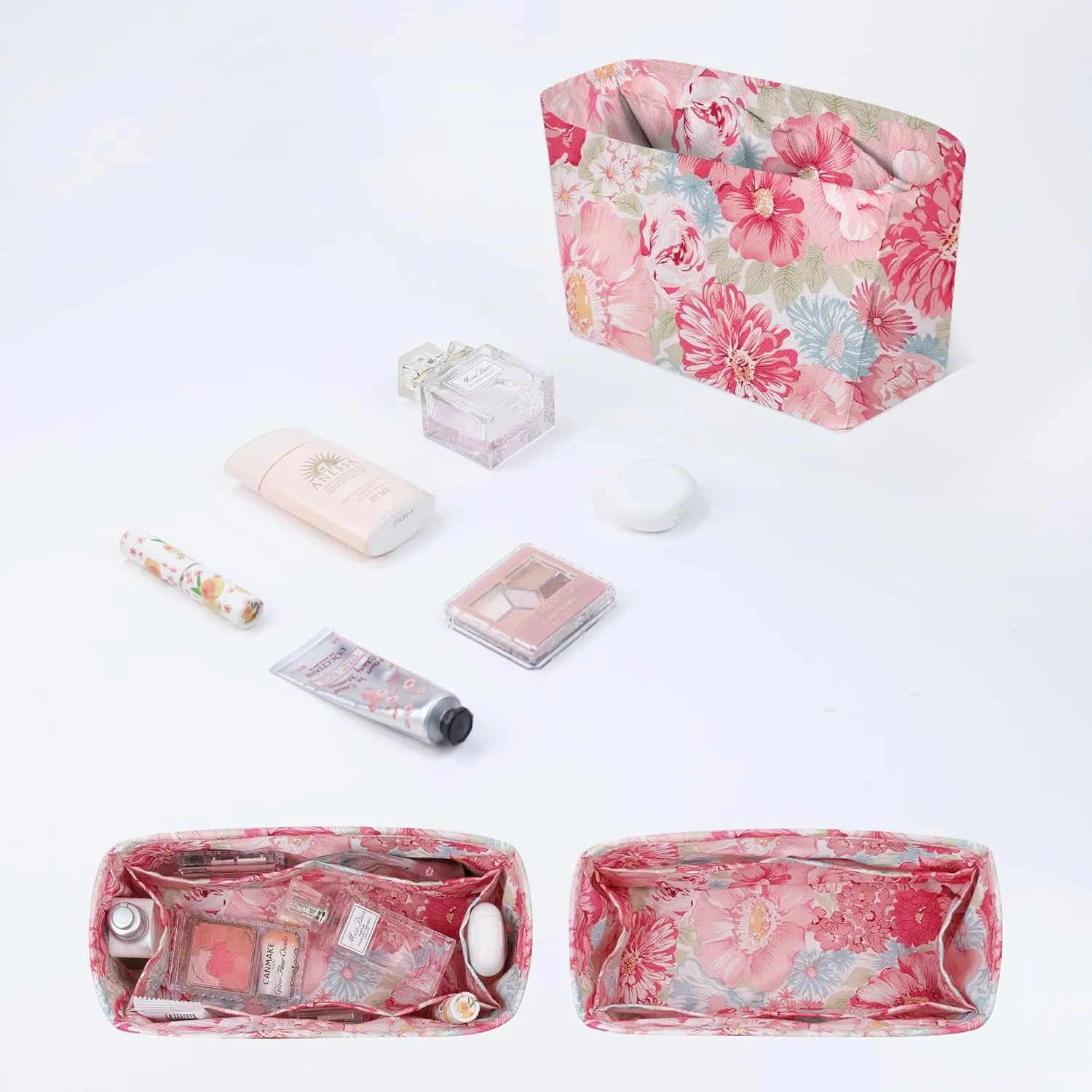 Purse Organizer Insert for Anjou/Artois/Saint Louis Tote Bags, Lightweight Handbag Organizer Liner, Soft Bag Tote Shaper(Saint Louis GM,Blooming)