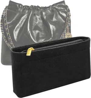Purse Organizer Insert for Chanel bag organizer insert reissue Large bag organizer 2001black- L