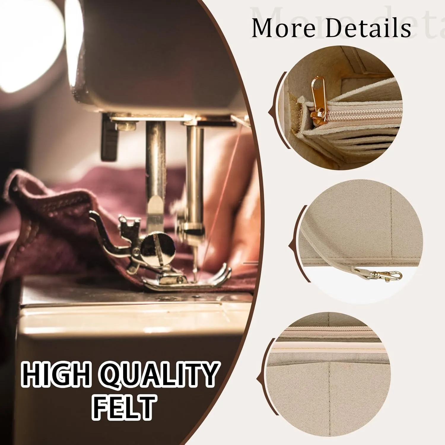 Purse Organizer Insert for Longchamp Le Pliage,City,Nevefull and Speedy Tote Bag and More