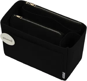 Purse Organizer Insert, Handbag Organizer, Bag in Bag Organizer, Perfect for Speedy Neverfull and More, 5 Sizes (Slender Large, Black)