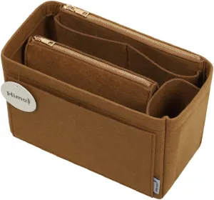Purse Organizer Insert, Handbag Organizer, Bag in Bag Organizer, Perfect for Speedy Neverfull and More, 5 Sizes (Slender Large, Lighting Coffee)
