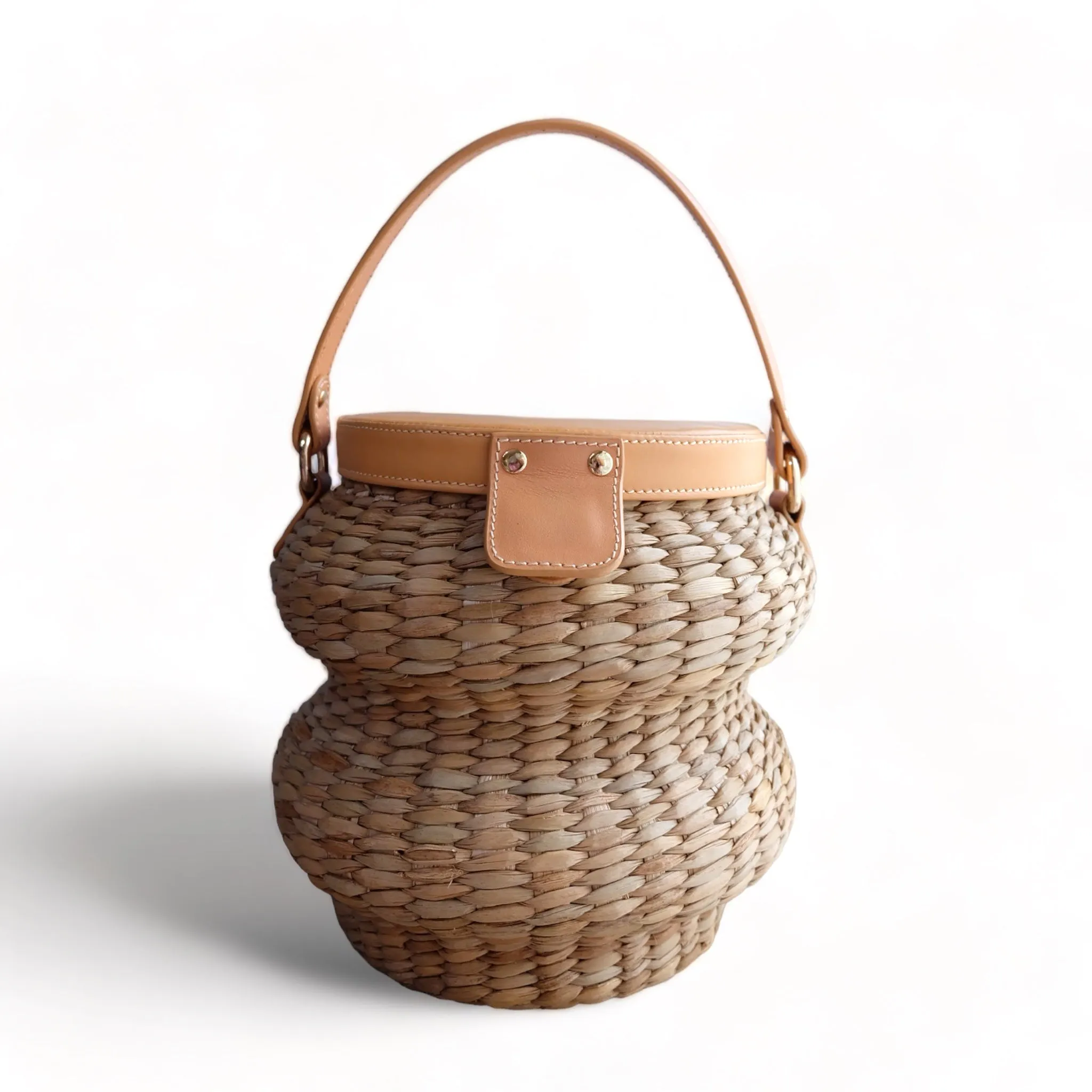"Amelie" Curved Seagrass Bucket
