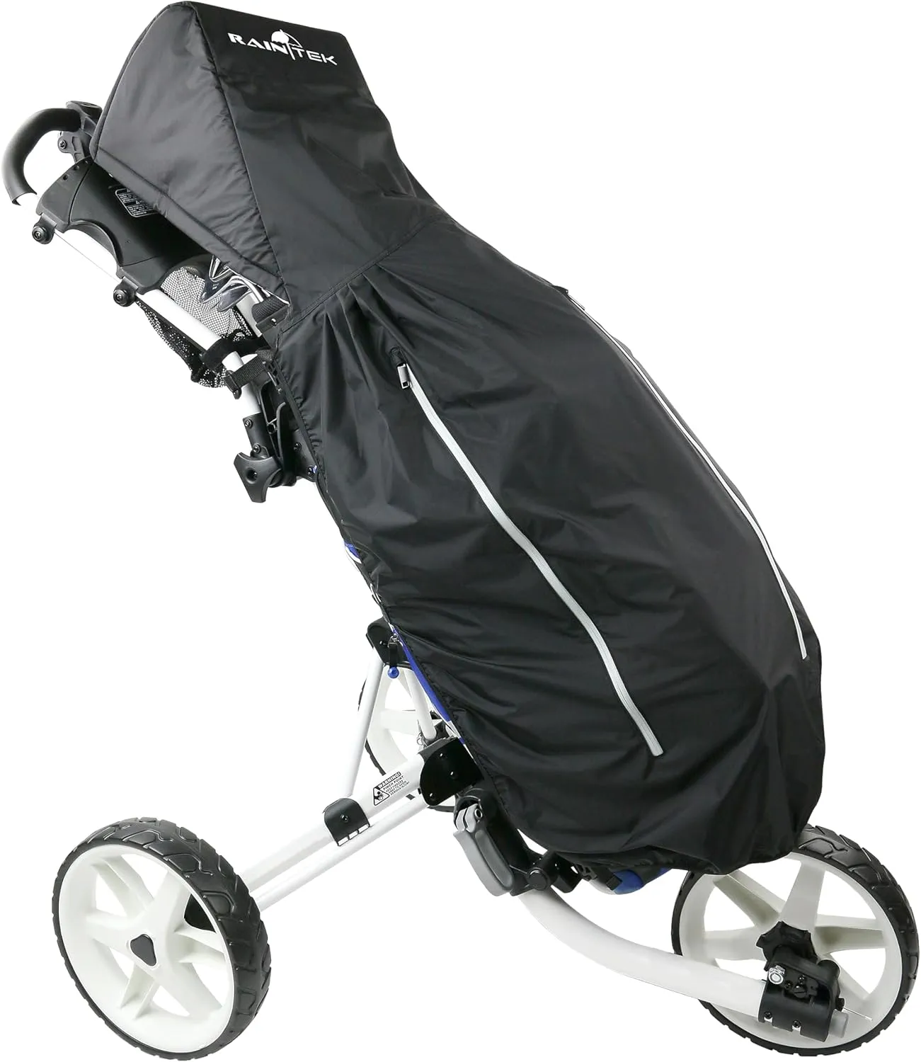 RainTek, Waterproof Golf Bag Rain Protection Cover with Hood, For Golf Push Carts, Golf Cart Accessories, Made to Keep Your Golf Gear Dry