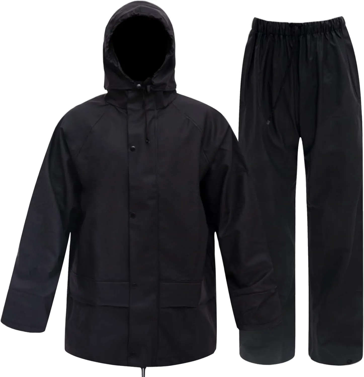 Rizzon Rain Suits for Men Waterproof - Heavy Duty Rain Gear with Rain Jacket & Pants for Fishing Camping Hiking