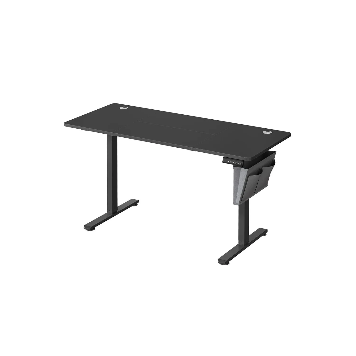 Rootz Electric Standing Desk Converter - Height Adjustable Desk - Sit Stand Desk - Particle Board - Steel - Oxford Cloth - 60cm x 140cm x (72-120)cm