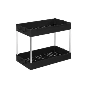 Rootz Spool Cabinet Organizer - Storage Rack - Thread Holder - PP Plastic - Stainless Steel Tubes - Lightweight - Compact - Easy Assembly - 22cm x 40cm x 31cm