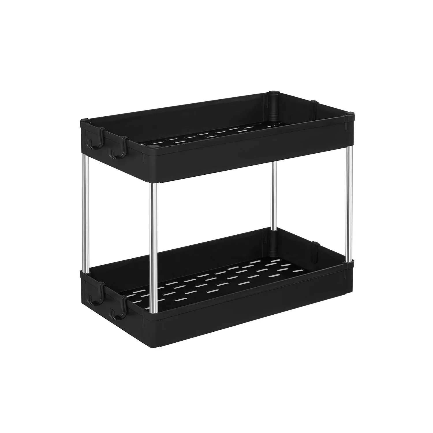 Rootz Spool Cabinet Organizer - Storage Rack - Thread Holder - PP Plastic - Stainless Steel Tubes - Lightweight - Compact - Easy Assembly - 22cm x 40cm x 31cm