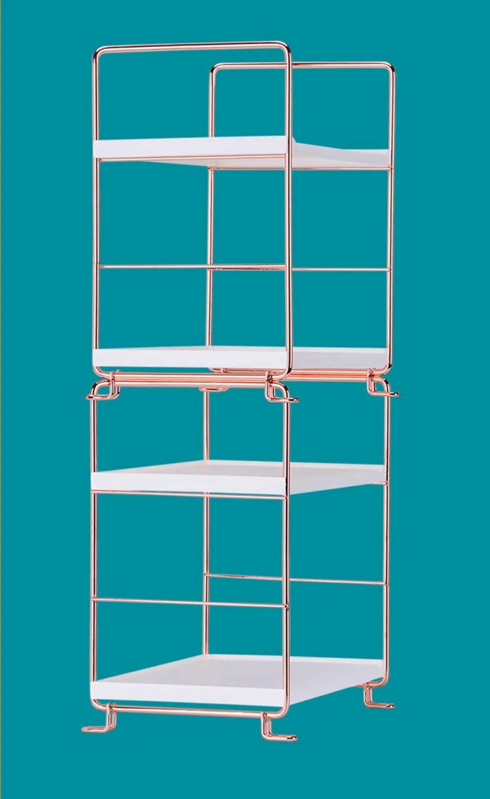 Rose Gold Storage Rack
