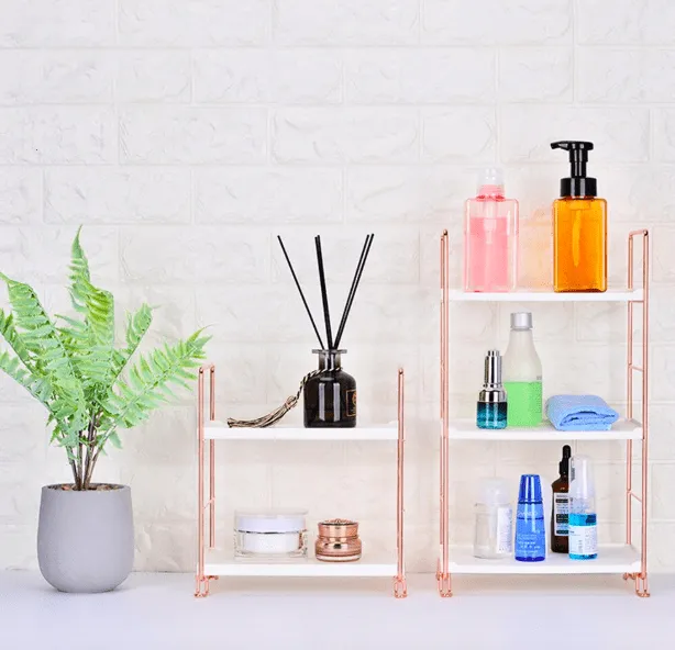 Rose Gold Storage Rack