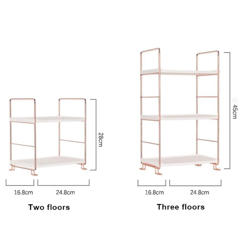Rose Gold Storage Rack