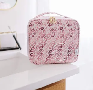 Rosec Gold Leopard Mega Makeup Case