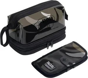 Rough Enough Large Clear Cosmetic Bag Toiletry Makeup Organizer with Detachable Brush Pouch Leakproof for Travel Essentials