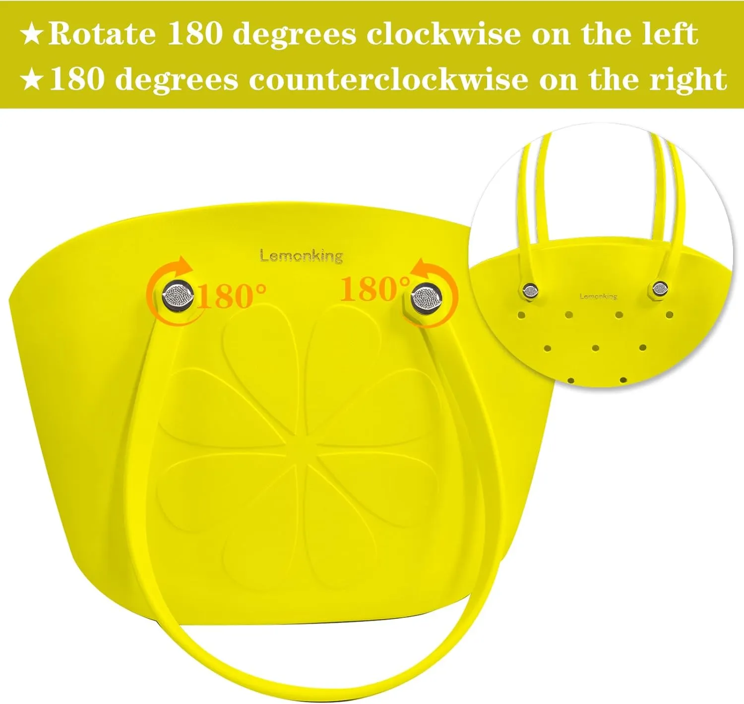 Rubber Beach Bag Large Waterproof Lightweight Washable Durable Bogo Bag Women Rubber Tote Bag for Beach, Pool, Gym