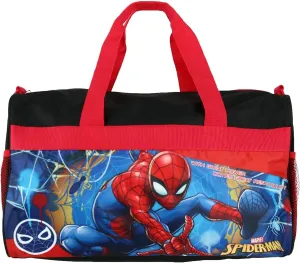 Ruz Spiderman Boys 18"" Carry-On Duffel Bag Spider Man Superhero Marvel