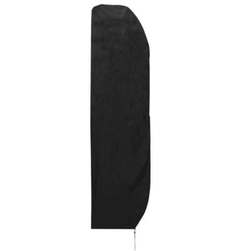 Rynx | 1pc Waterproof Oxford Polyester Outdoor Banana Umbrella Cover Garden Cantilever Parasol Rain Cover Accessory Black