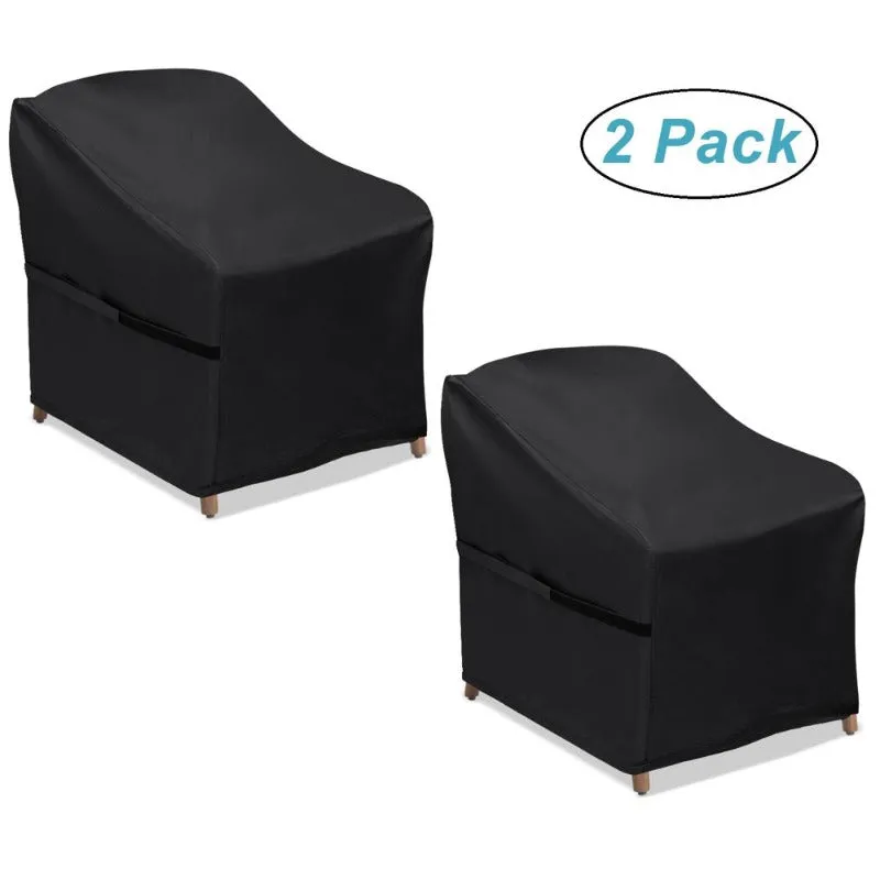 Rynx | 2 Pack Patio Chair Covers, Outdoor Grass Patio Furniture Protection, UV Protected with Waterproof