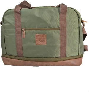 Save the Ocean Recycled Duffel Bag (Olive)