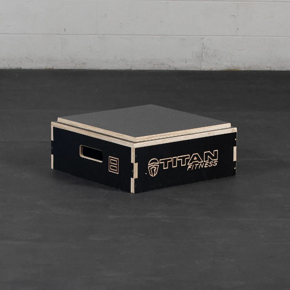 Scratch and Dent, 8" Stackable Wooden Plyo Box