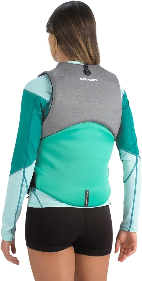 Sea-Doo Freedom Adult Unisex PFD/Life Jacket (Ecoprene) 285980, Teal, X-Small