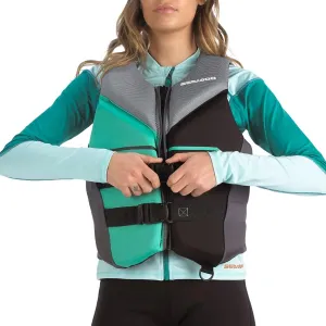 Sea-Doo Freedom Adult Unisex PFD/Life Jacket (Ecoprene) 285980, Teal, X-Small