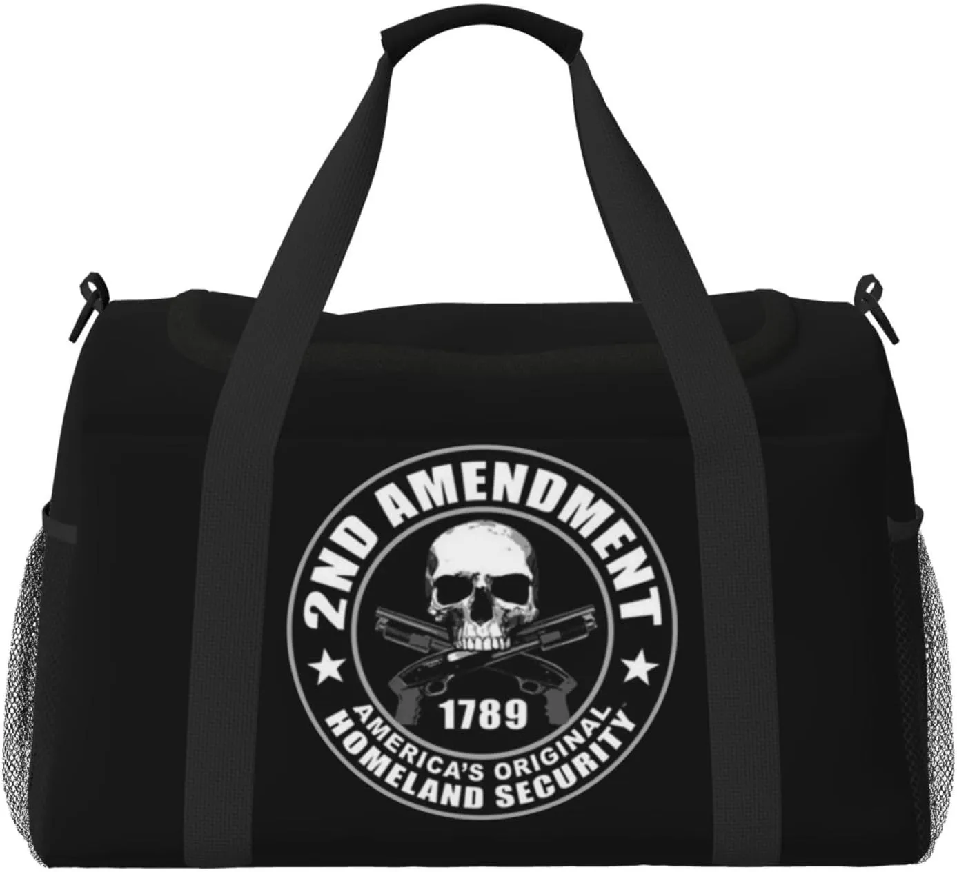 Second Amendment To The United States Constitution Travel Duffel Bag Mens Woman'S Travel Duffel Bag For Travel Gym Weekend Luggage Bag