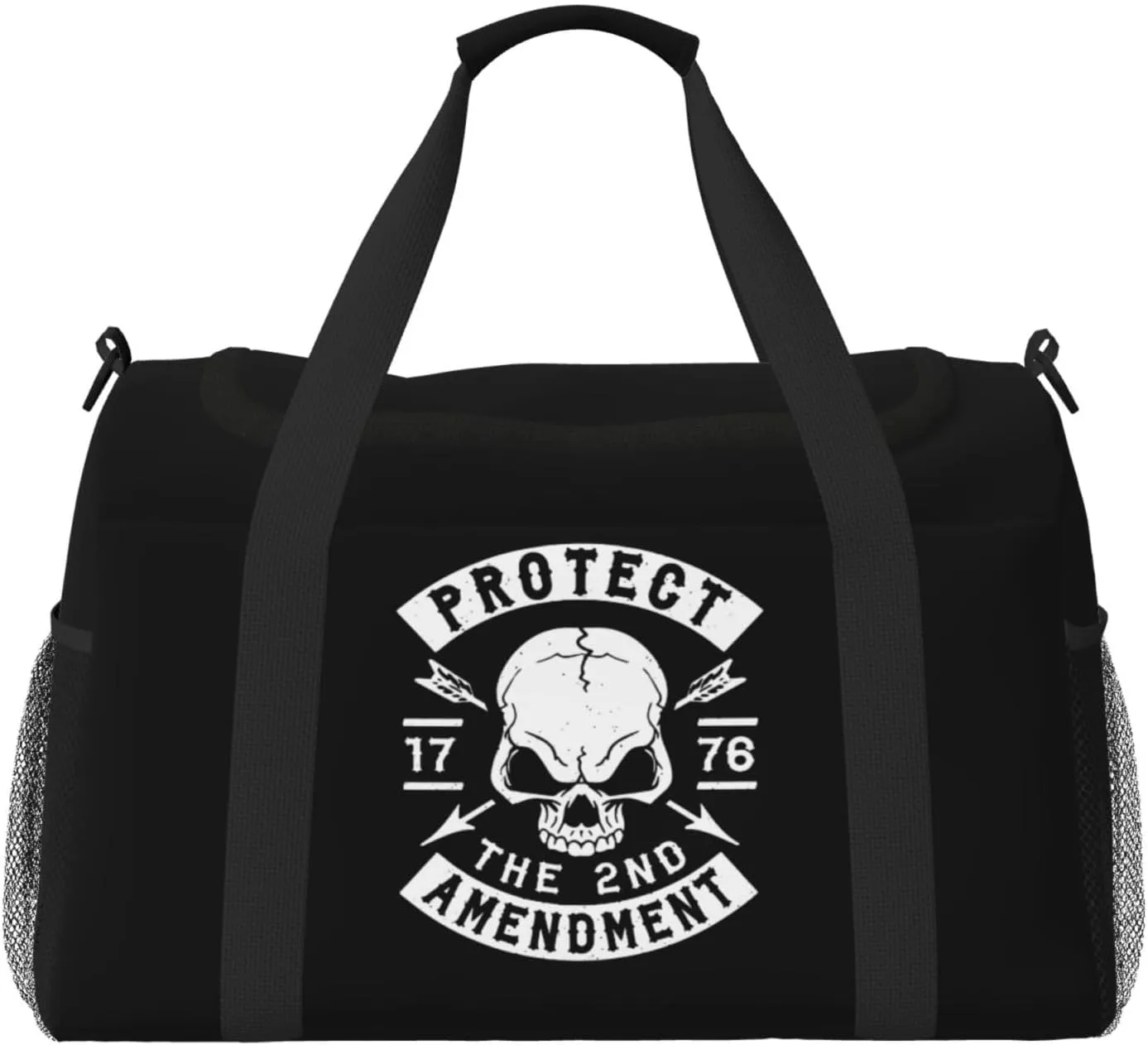 Second Amendment Travel Duffel Bag Men Women Weekender Bag For Travel Gym Weekend Item Bag