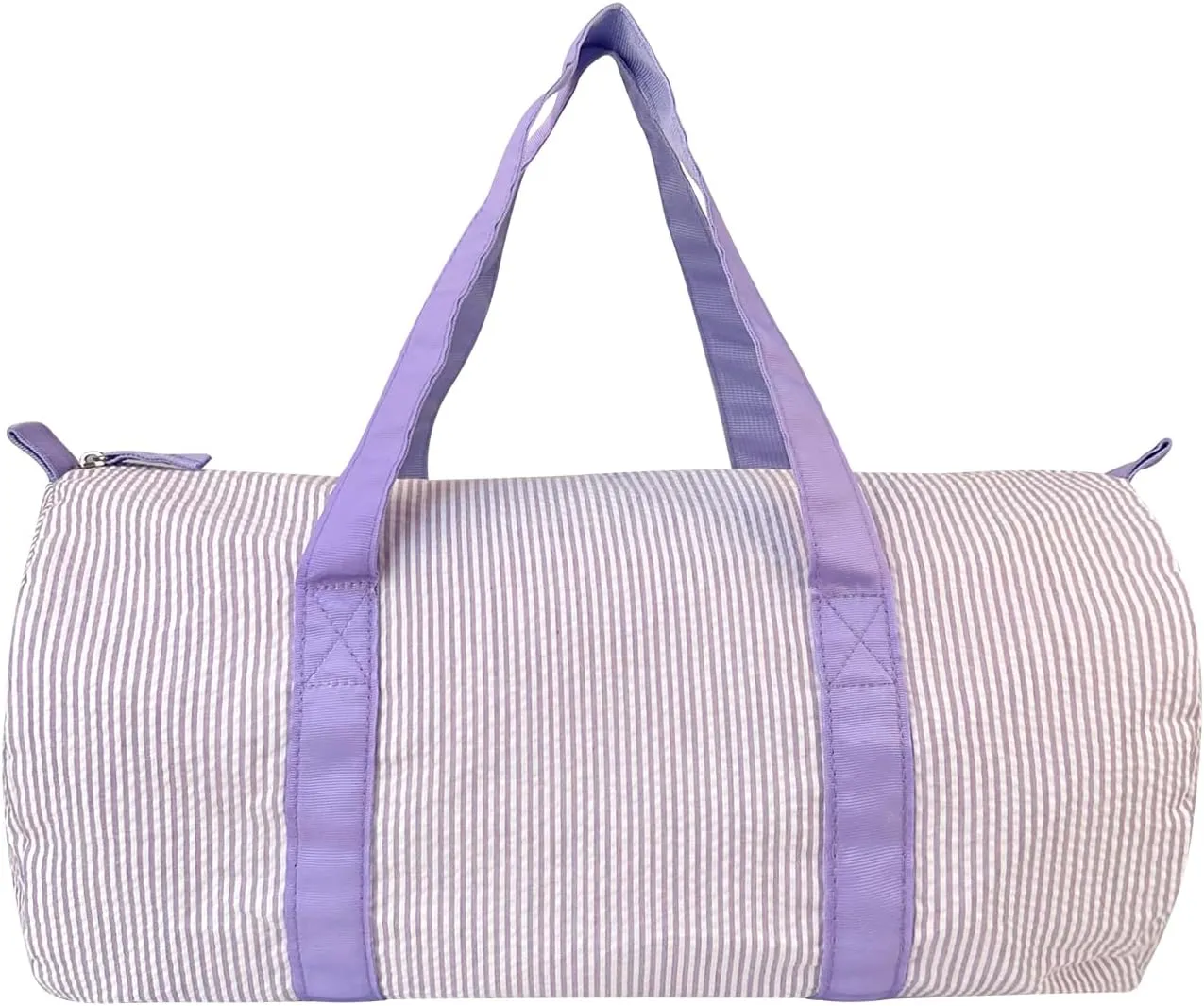 Seersucker Kids Toddler Light Weight Roomy Overnight Weekend Travel Duffel Bag (Purple)