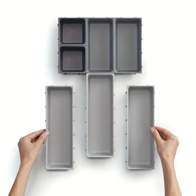 Set of Drawer Organizer Storage Bins