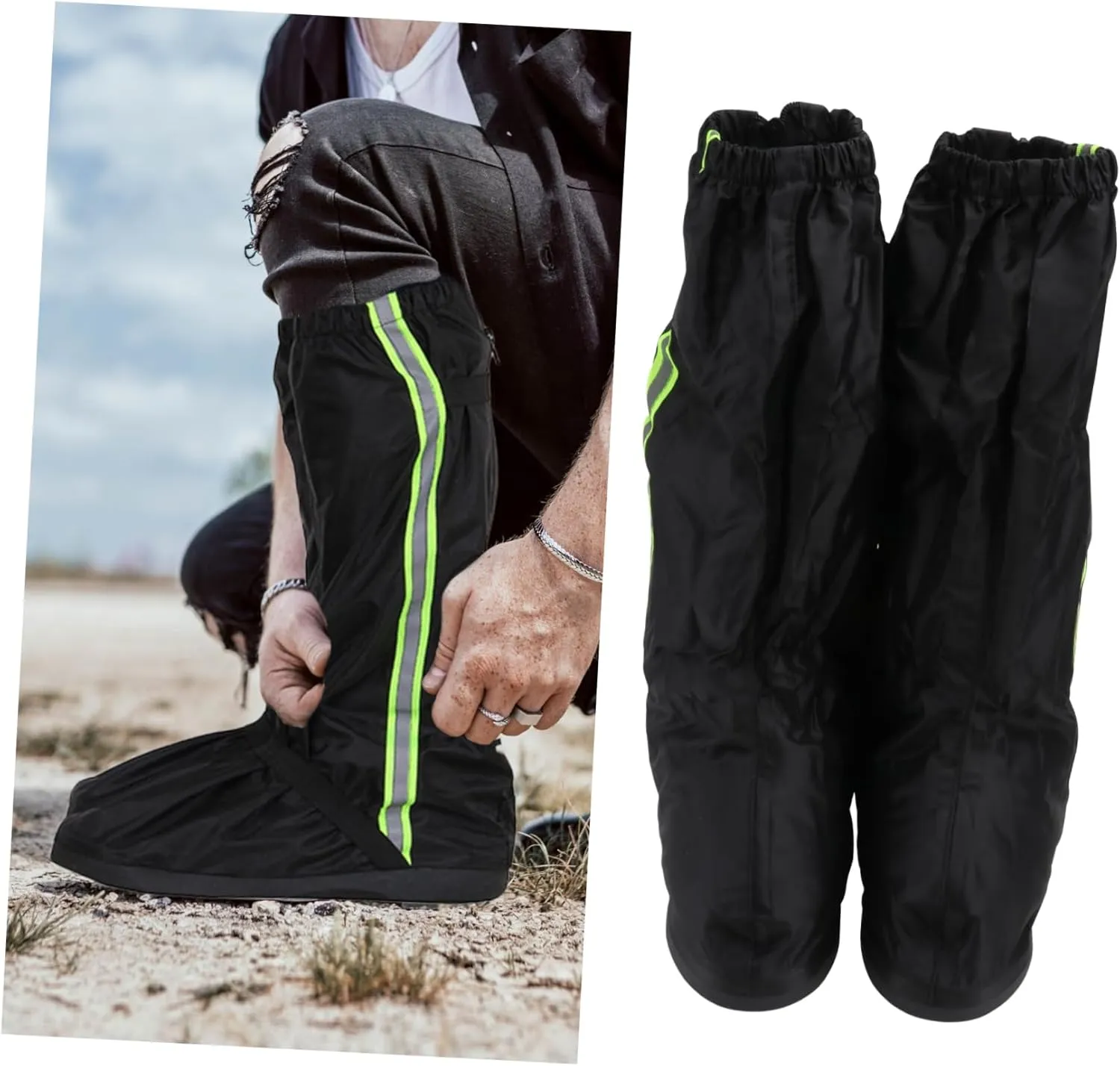 Shoe Cover Boot Gaiters Rain Boots Rain Shoe Gaiters for Hiking Boots Shoe Sole Protector Boot Snake