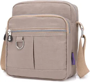 Shoulder Handbags for Women Multiple Pockets Crossbody Purse Bags Waterproof Nylon Messenger Bag