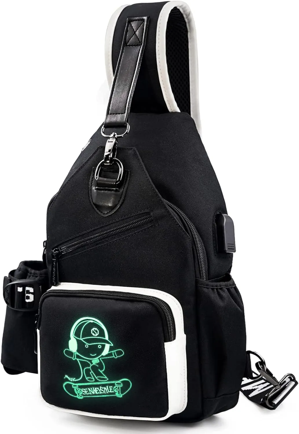 Sling Bag, Crossbody Shoulder Bag for Mens Women Multipurpose Daypacks Chest Bag