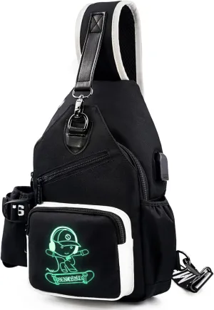 Sling Bag, Crossbody Shoulder Bag for Mens Women Multipurpose Daypacks Chest Bag