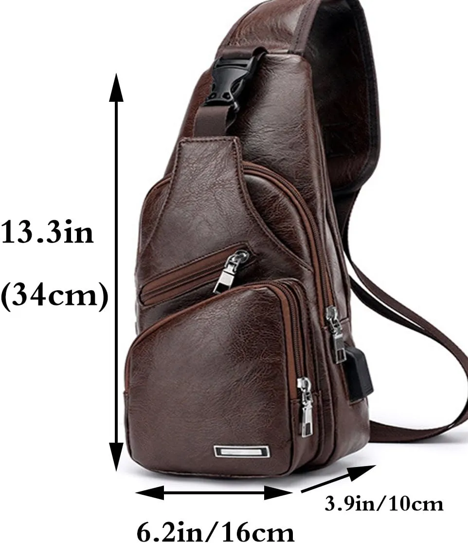 Sling Bags Chest Shoulder Crossbody Messenger Hiking Multipurpose Daypack Backpack