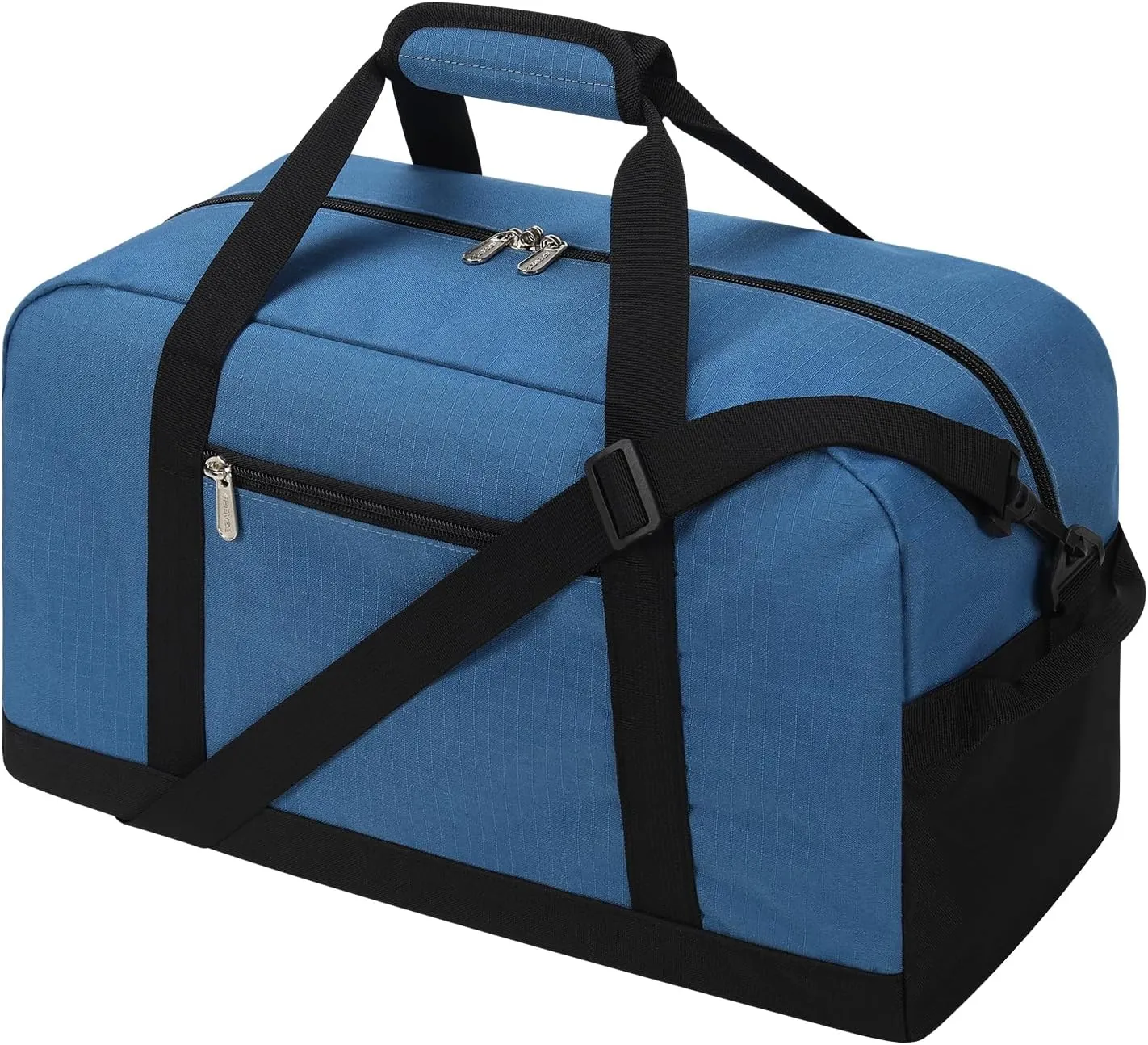Small Gym Bag 18 inch Carry On Duffel Bag for Weekender Travel - Blue
