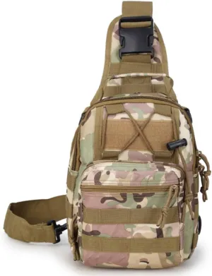 Small Hiking Daypack Sling Chest Bag Multifunctional Shoulder Messenger Crossbody Backpack Camping Pack