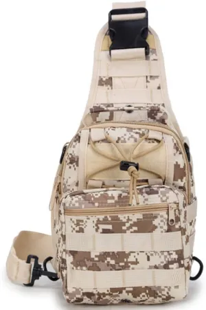 Small Hiking Daypack Sling Chest Bag Multifunctional Shoulder Messenger Crossbody Backpack Camping Pack