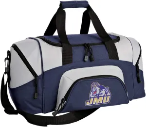 SMALL James Madison University Gym Bag Deluxe JMU Travel Duffel Bag