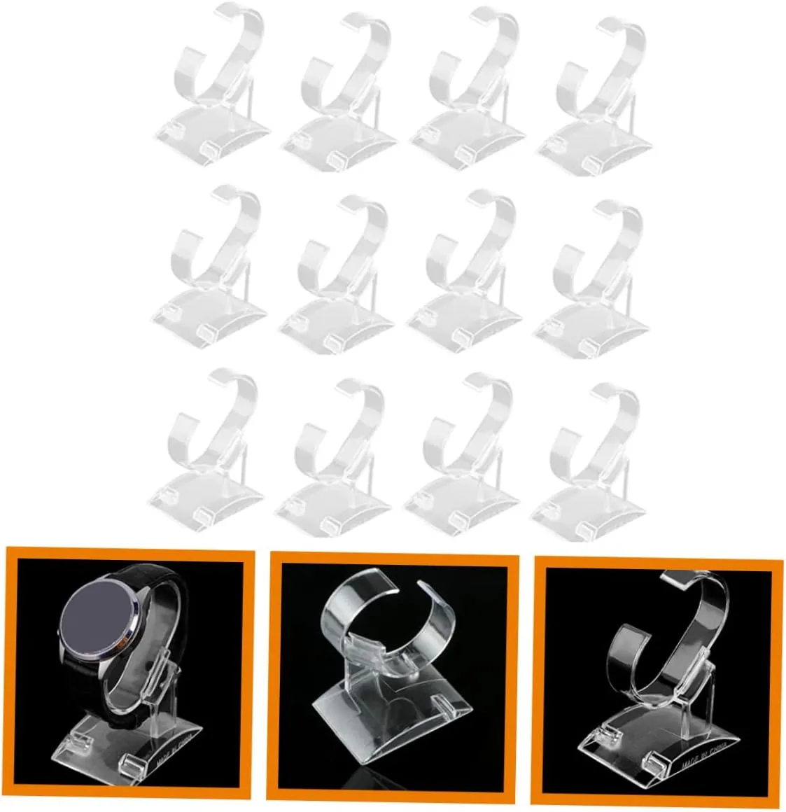 SOIMISS 12pcs Bracelet Display Stands for Watches and Jewelry Compact Lightweight and Organizer for Showcasing Accessories Retail Home