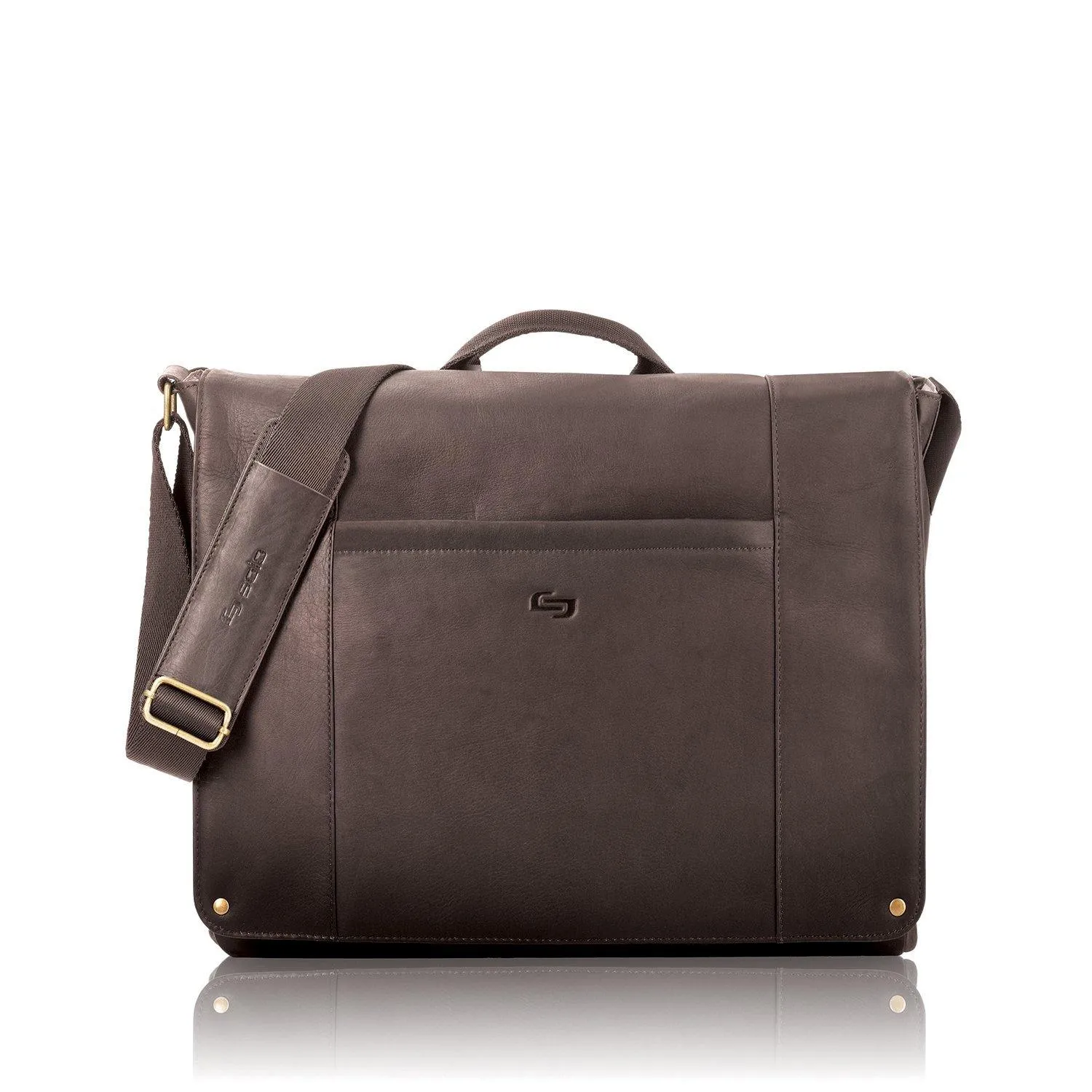 Solo Premium Leather 16" Laptop Messenger